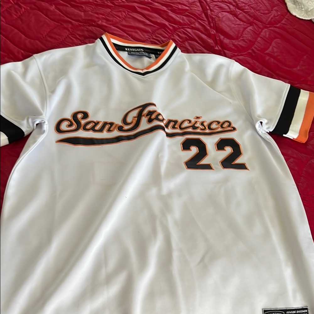 San Francisco White and Black Jersey